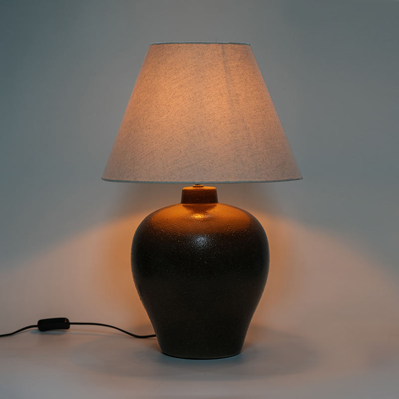 Keramická nádoba retro nová čínský styl postele stolní lampa