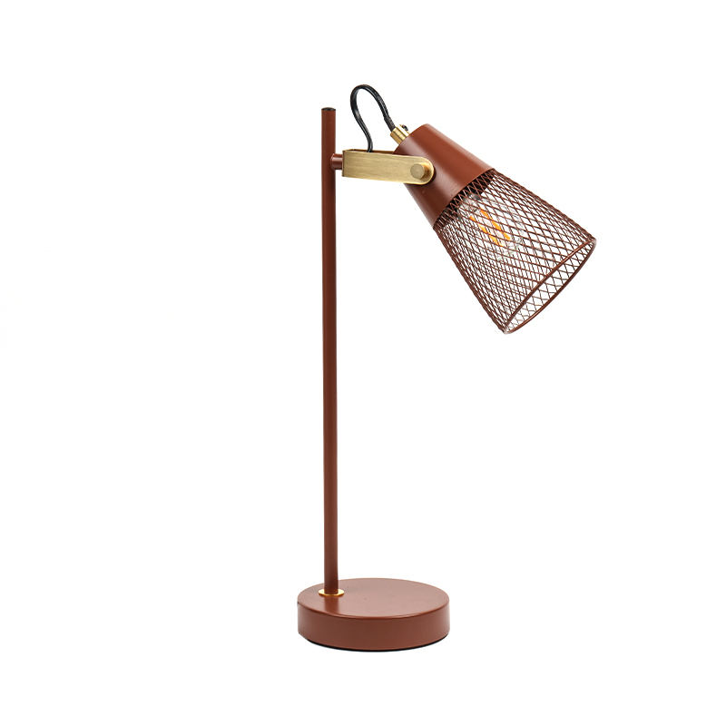 Hotel ložnice Metal Hollow Iron stolní lampa
