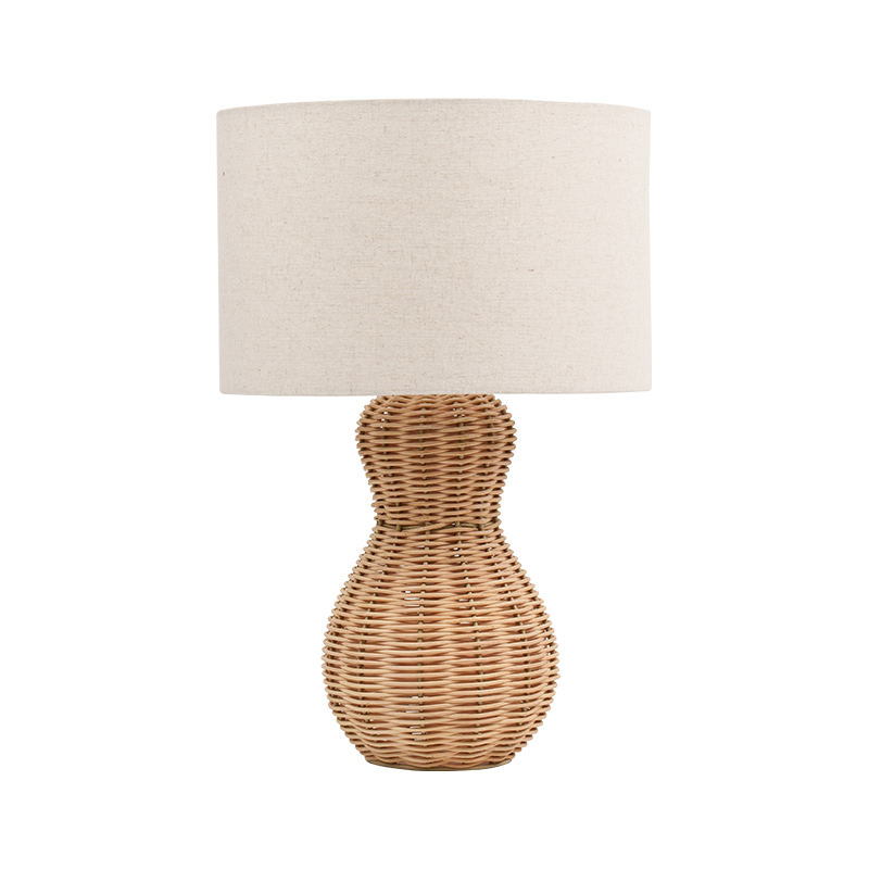 Ručně vyráběná stolní lampa pro ratan