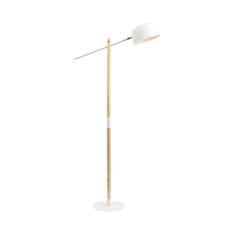 Skandinární lampa s pevným dřevem