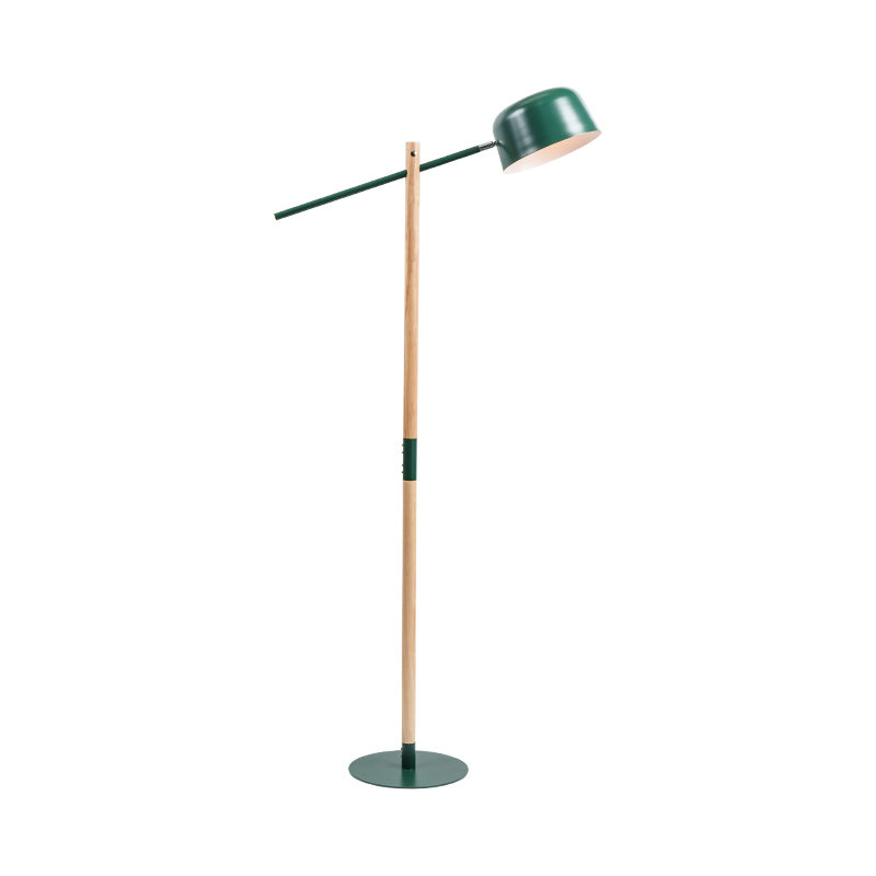 Skandinární lampa s pevným dřevem