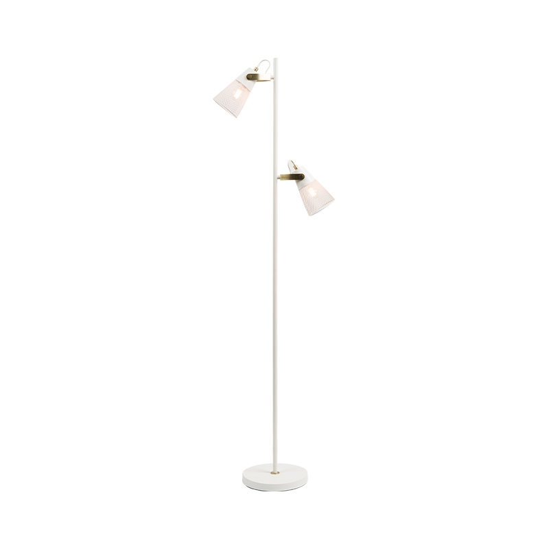 Průmyslový styl tepané železné kovové podlahové lampa
