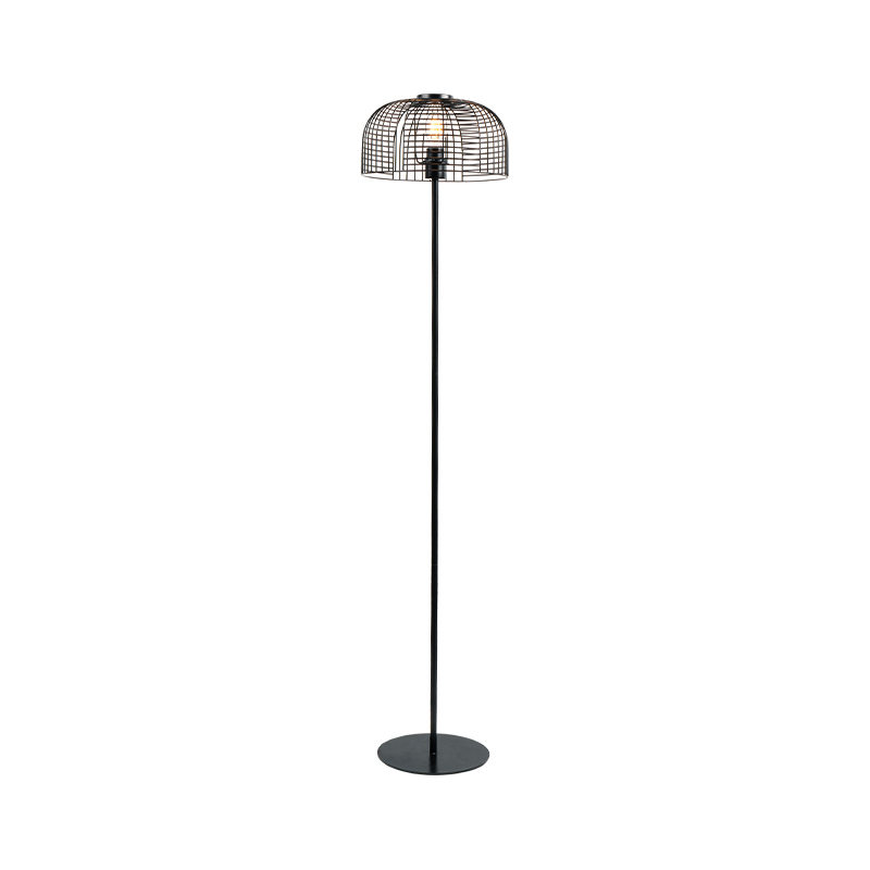 Skandinární kované železo Dekorativní podlahová lampa