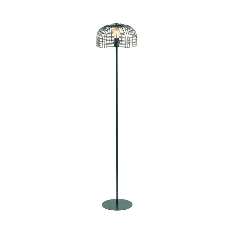 Skandinární kované železo Dekorativní podlahová lampa
