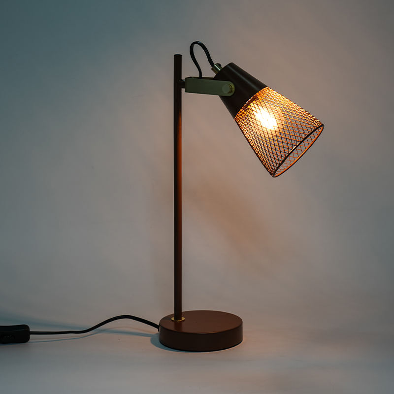 Hotel ložnice Metal Hollow Iron stolní lampa