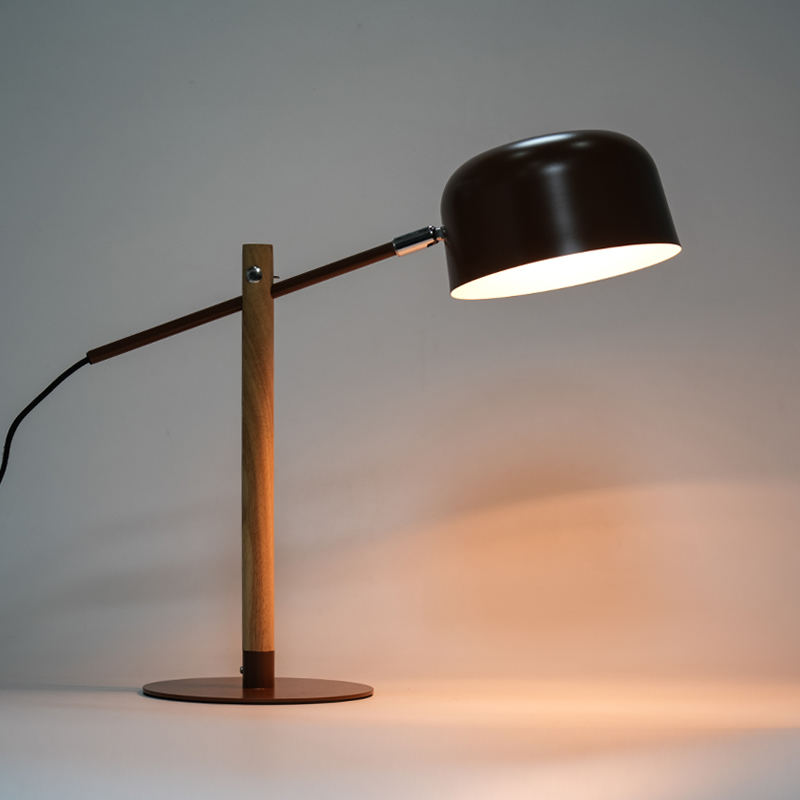 Office kovová čtecí stolní lampa