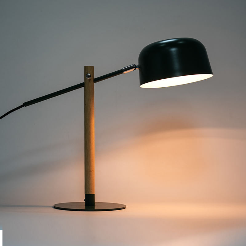 Office kovová čtecí stolní lampa