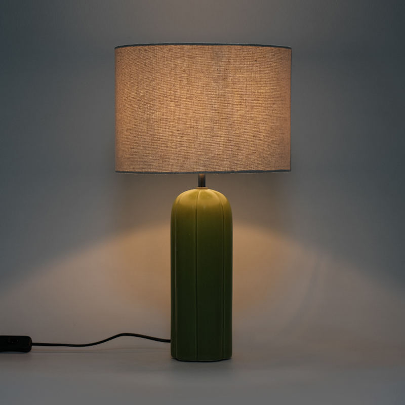Zelená keramická nová čínský styl stolní lampa