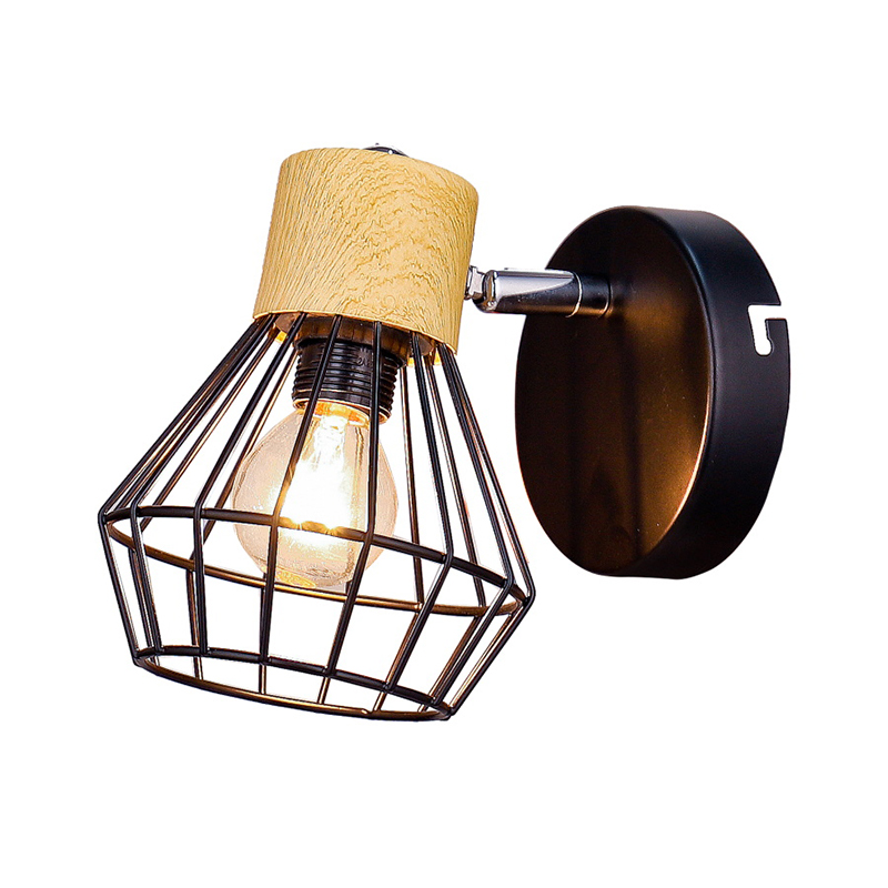 Jednorázová nástěnná lampa s jednou hlavou